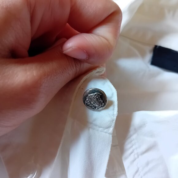 Vintage Versace Button Up XL Shirt - Picture 6 of 7